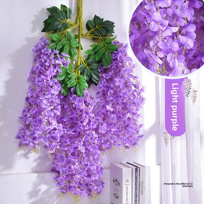Artificial wisteria flower decoration