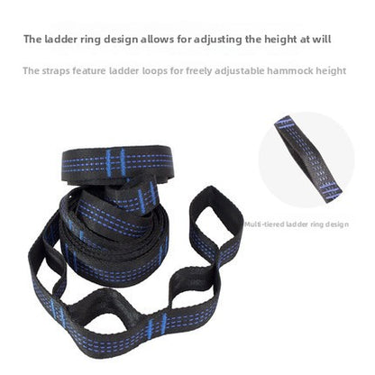 Portable Outdoor Nylon Hammock with Rope