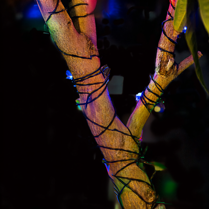 Solar LED Cherry Blossom String Lights for Outdoor Decoration