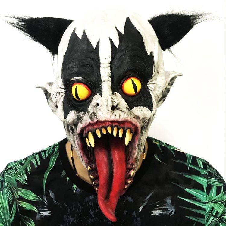 Halloween Clown Mask Latex Costume Party Performance Headgear