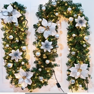 Christmas decoration rattan