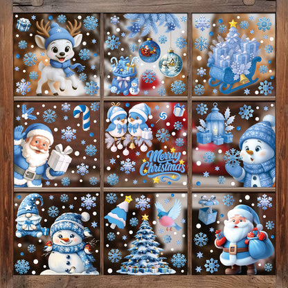 Christmas glass stickers