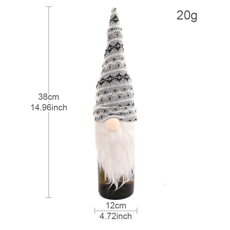 Christmas Wine Bottle Decoration Covers