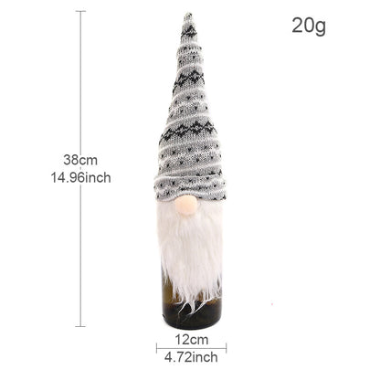 Christmas Wine Bottle Decoration Covers