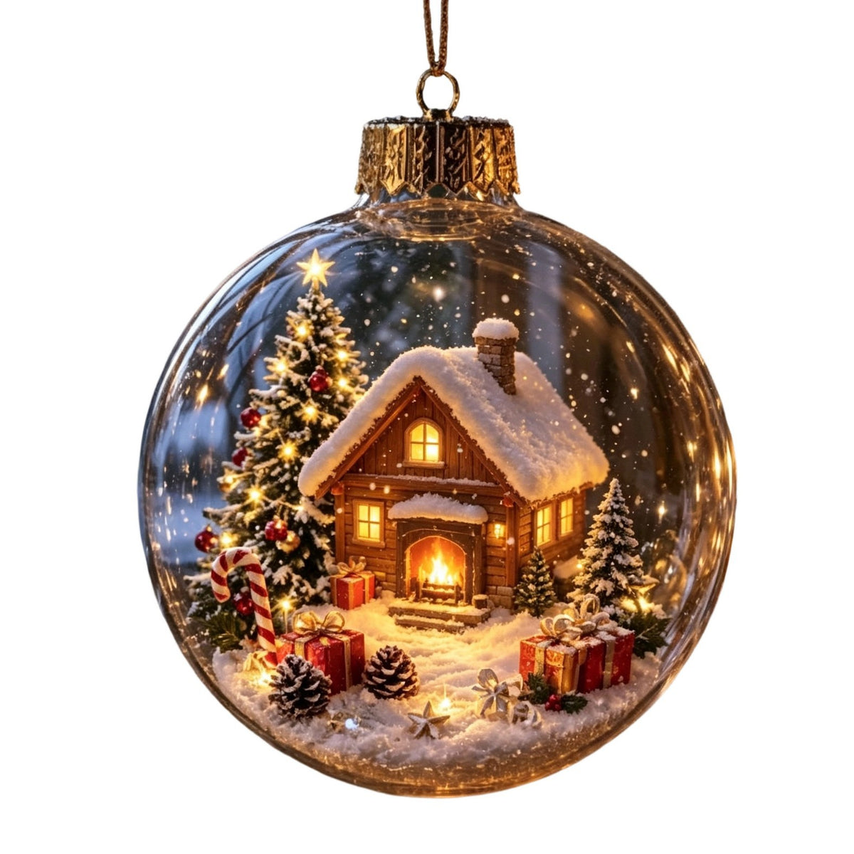 Custom Christmas Snowman Ornament