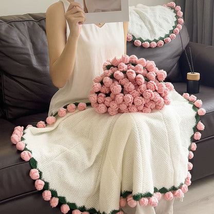 Rose Bouquet Blanket