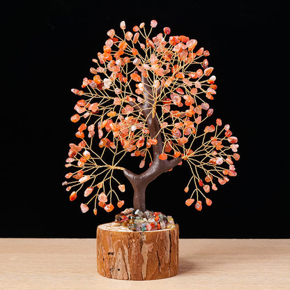 Natural Crystal Tree Decoration for Home and Gifts