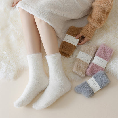 Fleece Lined Plush Winter Socks