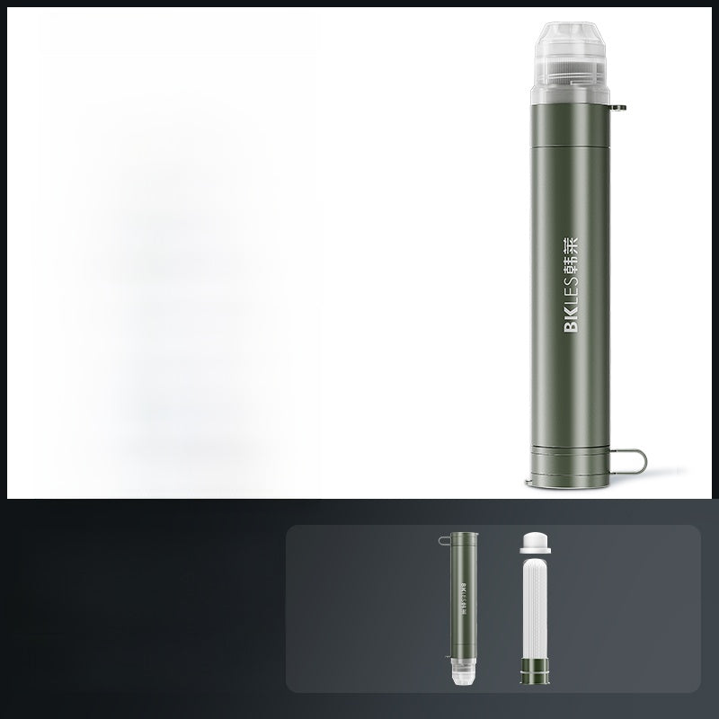 Portable Outdoor Water Purifier with Direct Drinking Filter