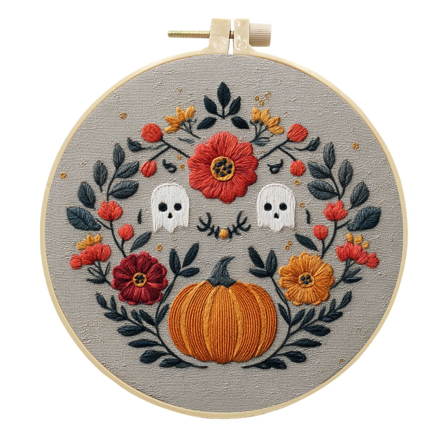 Halloween Embroidery Material Pack