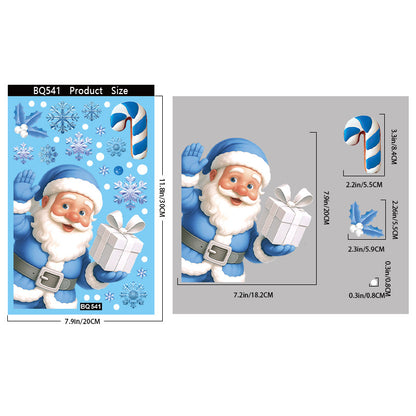Christmas glass stickers