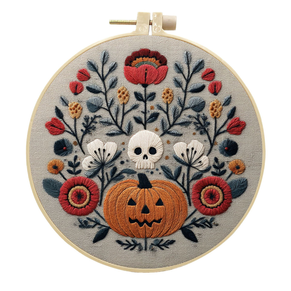 Halloween Embroidery Material Pack