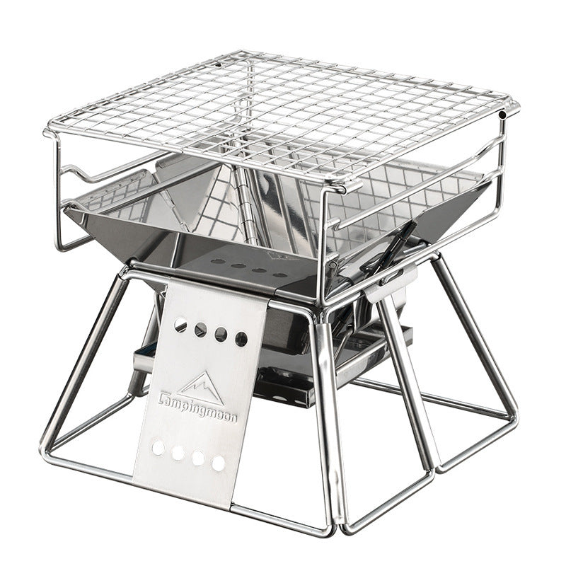 Foldable Outdoor Barbecue Grill