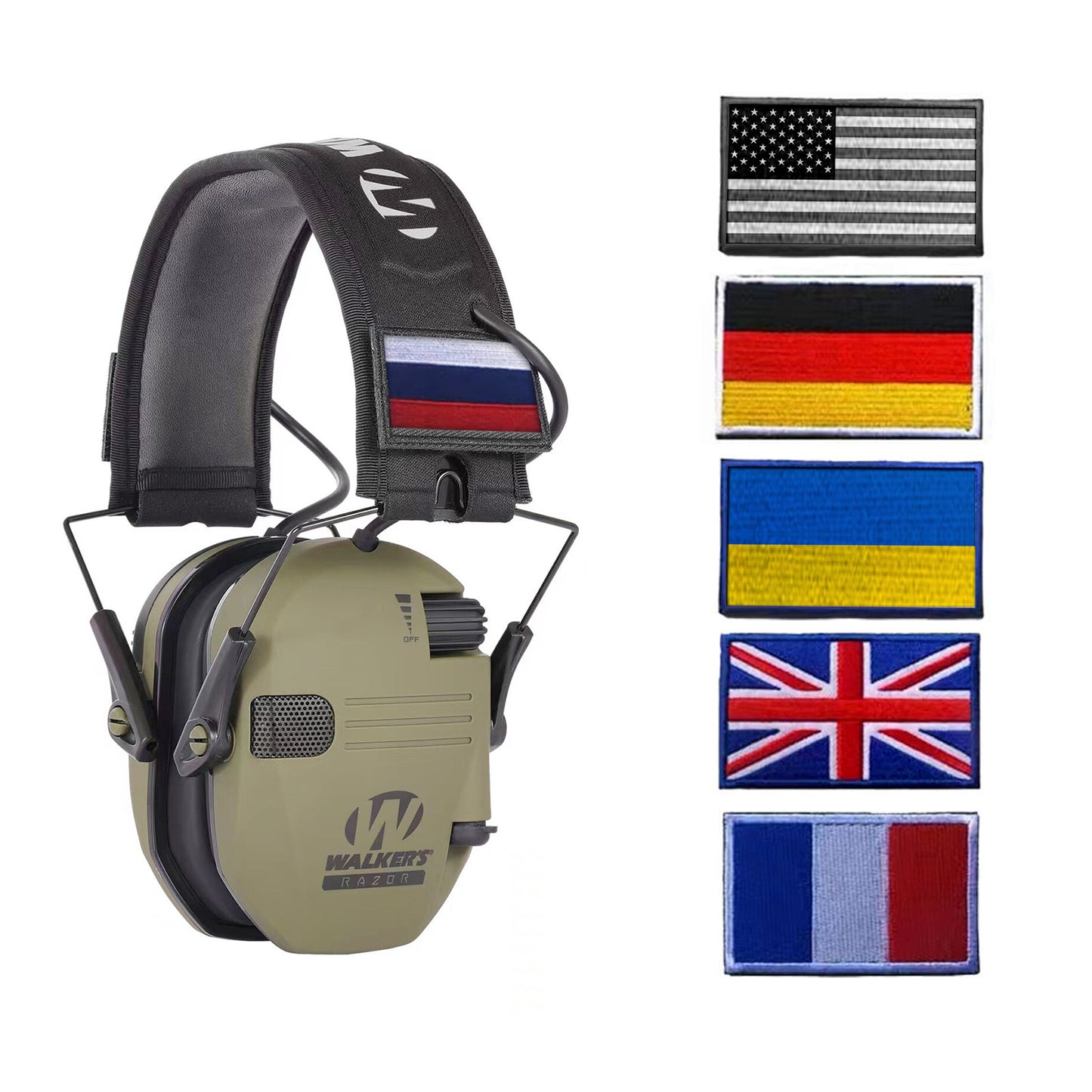 Outdoor Hunting Tactical Noise Reduction Foldable Earmuffs