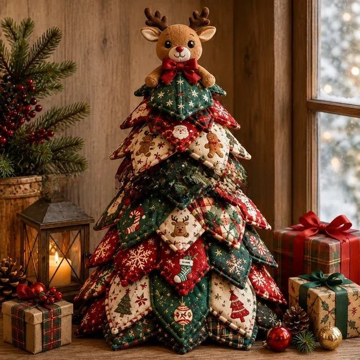 Quilted Christmas Tree Set