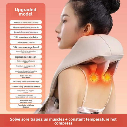 Electric Kneading Heat Therapy Massage Shawl