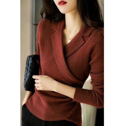 Autumn and winter knitted sweaters