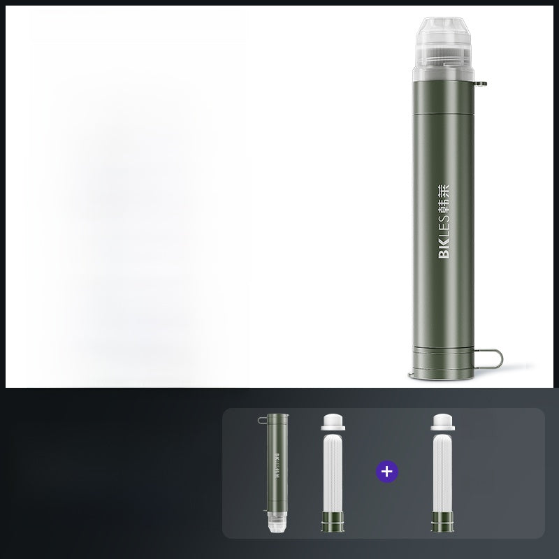 Portable Outdoor Water Purifier with Direct Drinking Filter