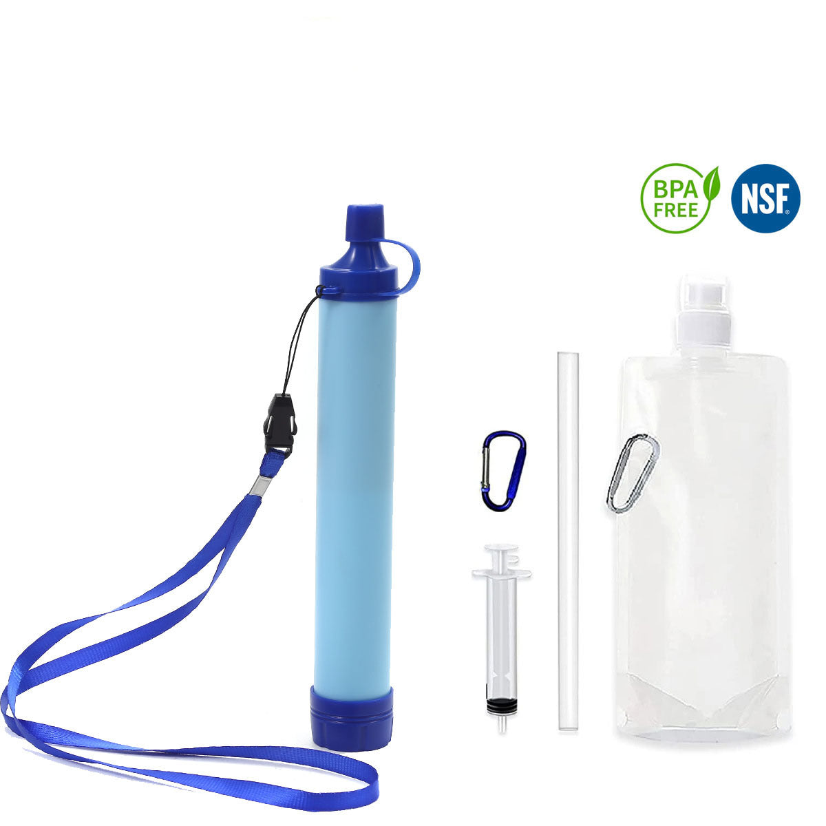Best Portable Water Purifier Straw for Home, Travel & Camping