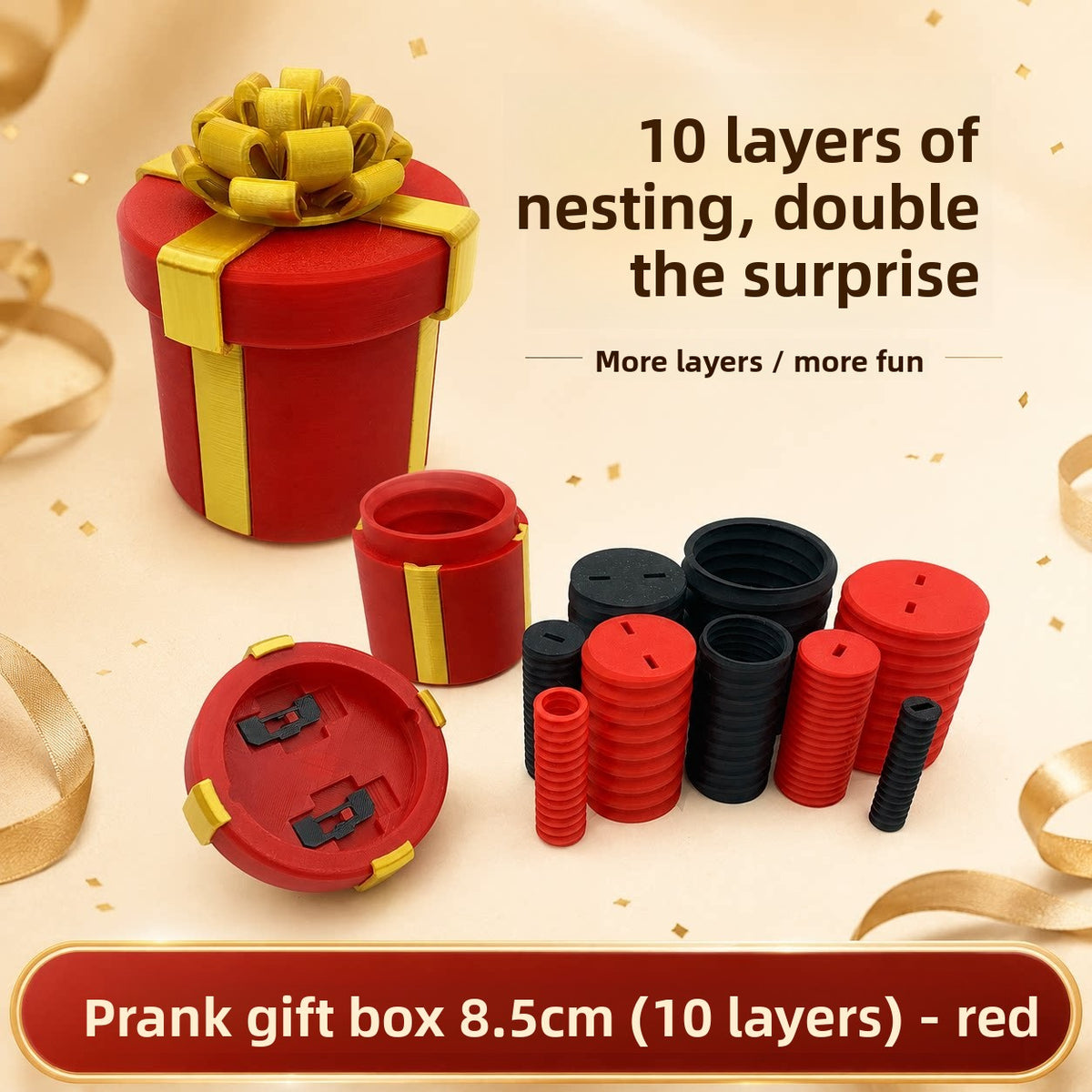 Multi-Layer Spiral Nesting Gift Box
