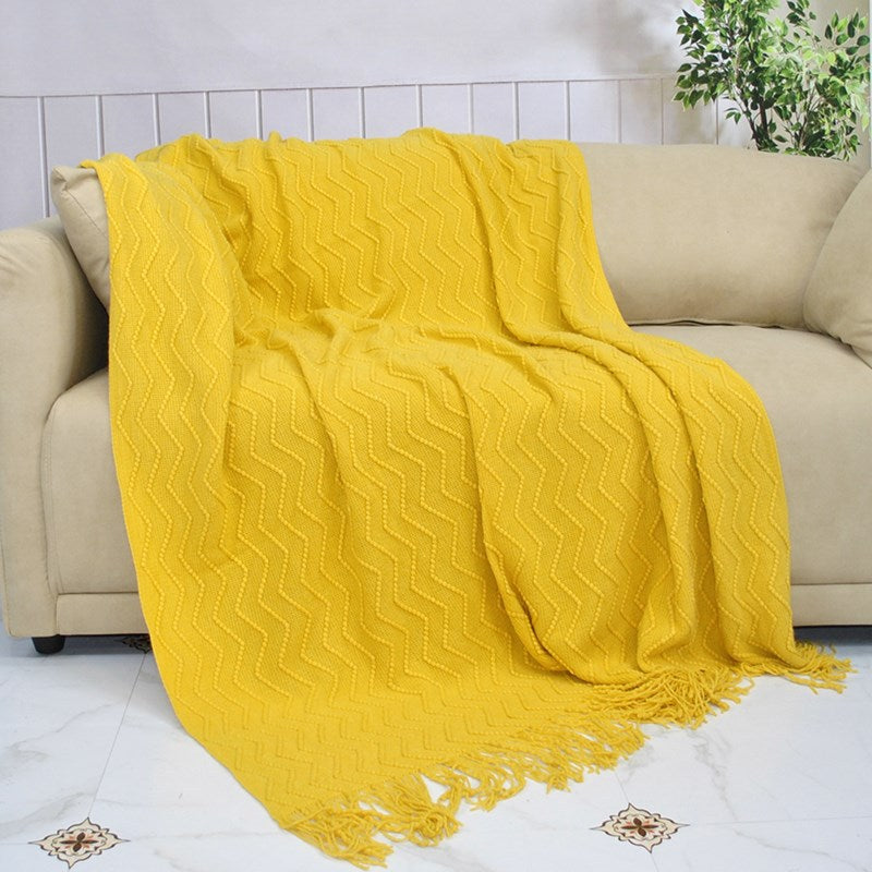 Knitted blanket