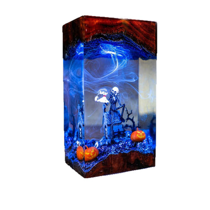 Handmade Resin Halloween Decor Lamp