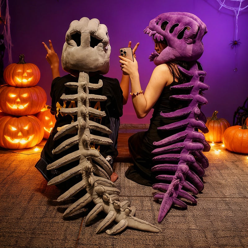Cosplay Halloween Skeleton Sounding Plush Doll