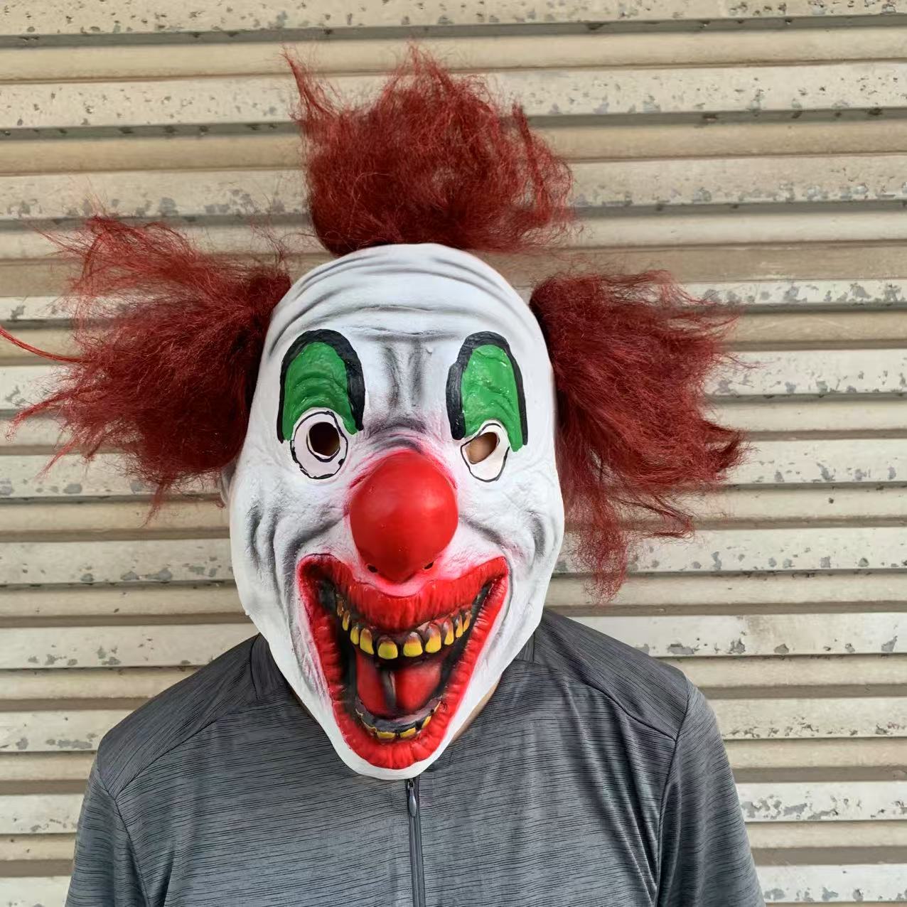 Halloween Clown Mask Latex Costume Party Performance Headgear