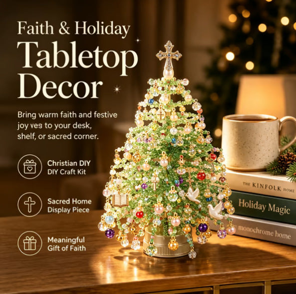 DIY Beaded Christmas Tree Craft Kit