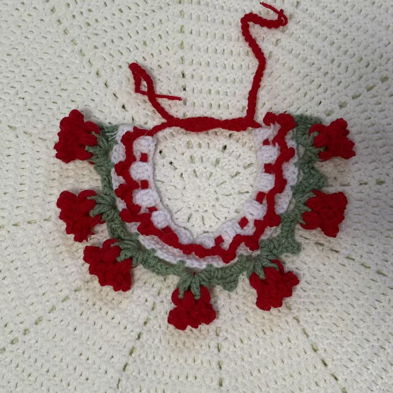 Christmas Pet Knitted Scarf