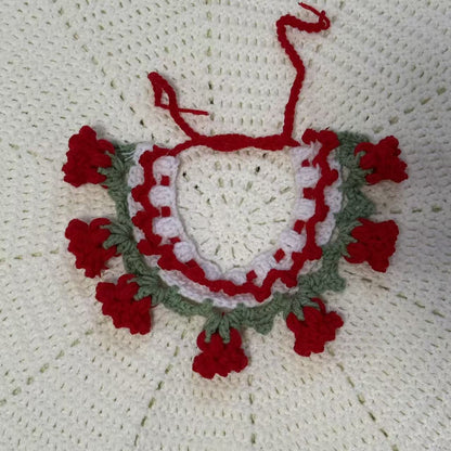 Christmas Pet Knitted Scarf