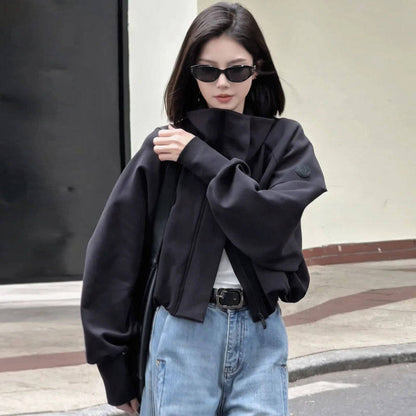 Trendy Black Cardigan Jacket for Women