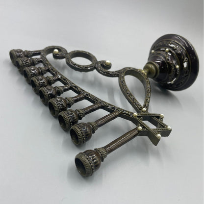 Hanukkah Menorah Zinc Alloy Candlestick