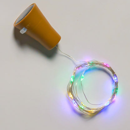 Solar Bottle Stopper LED Wine Bottle Light Decorative Copper Wire Fairy String Lights for Party Wedding Christmas Decor