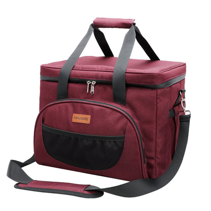 Large Capacity Insulated Handbag Outdoor Oxford Picnic Bag
