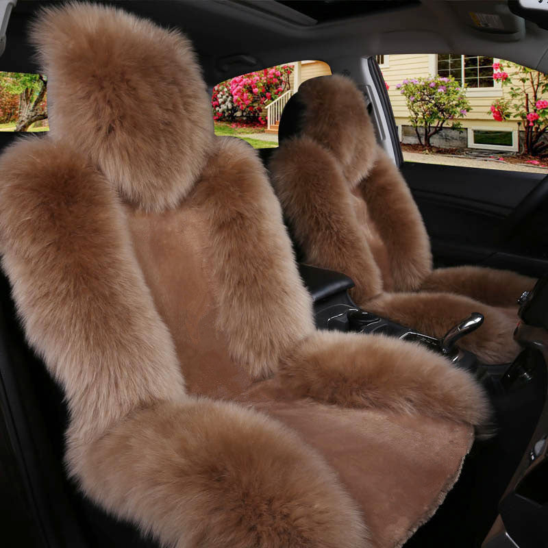 Car seat cushion - winter wool seat cushion