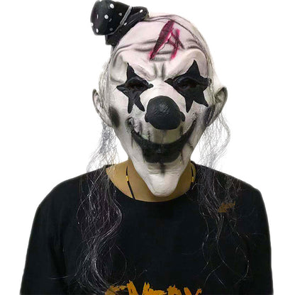 Halloween Clown Mask Latex Costume Party Performance Headgear