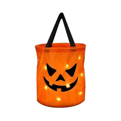 LED Light Up Pumpkin Party Bag