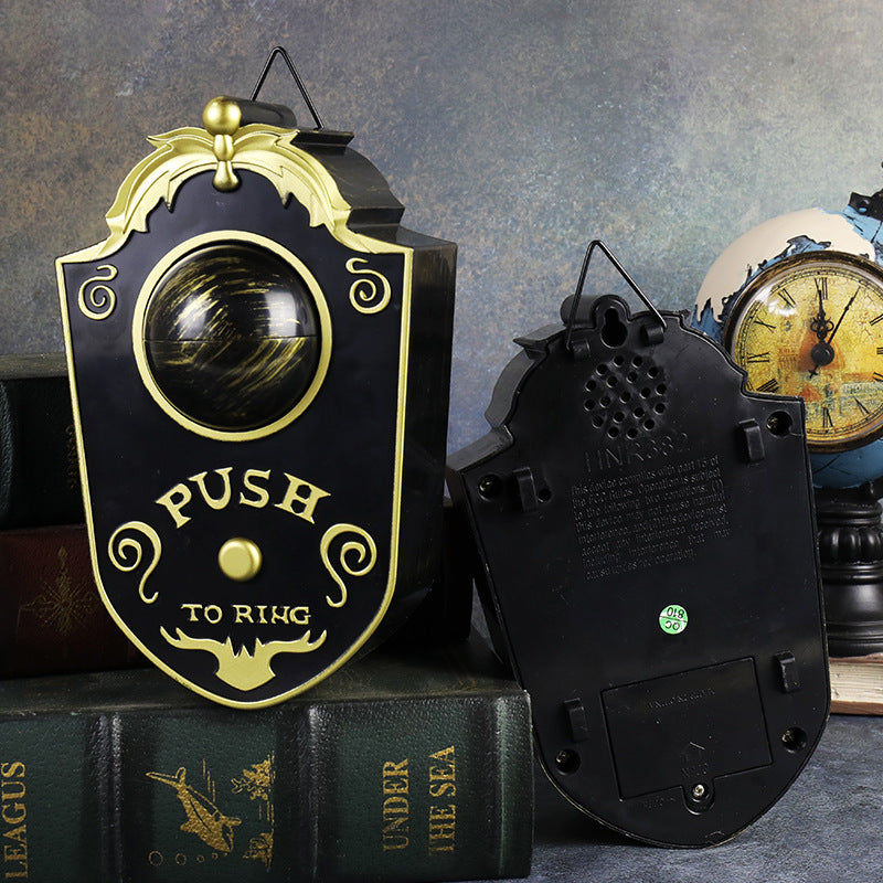 Halloween one-eyed doorbell decoration electric sound luminous eyeball doorbell