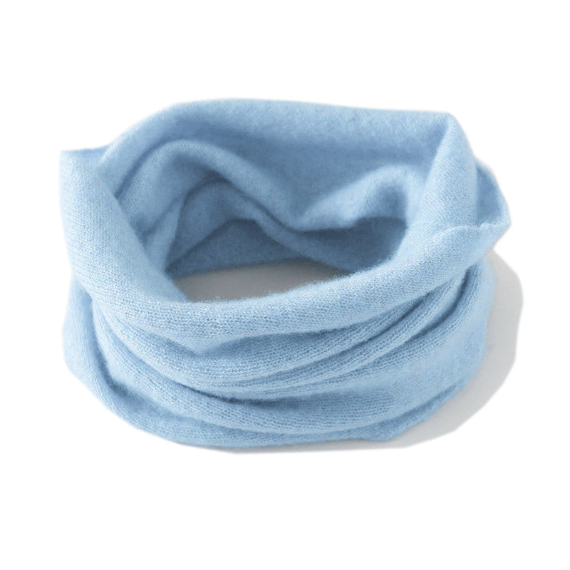 Cashmere Neck Warmer Unisex Autumn and Winter Warm Versatile Cashmere Neck Gaiter Knitted Warm Fake Collar Neck Protector