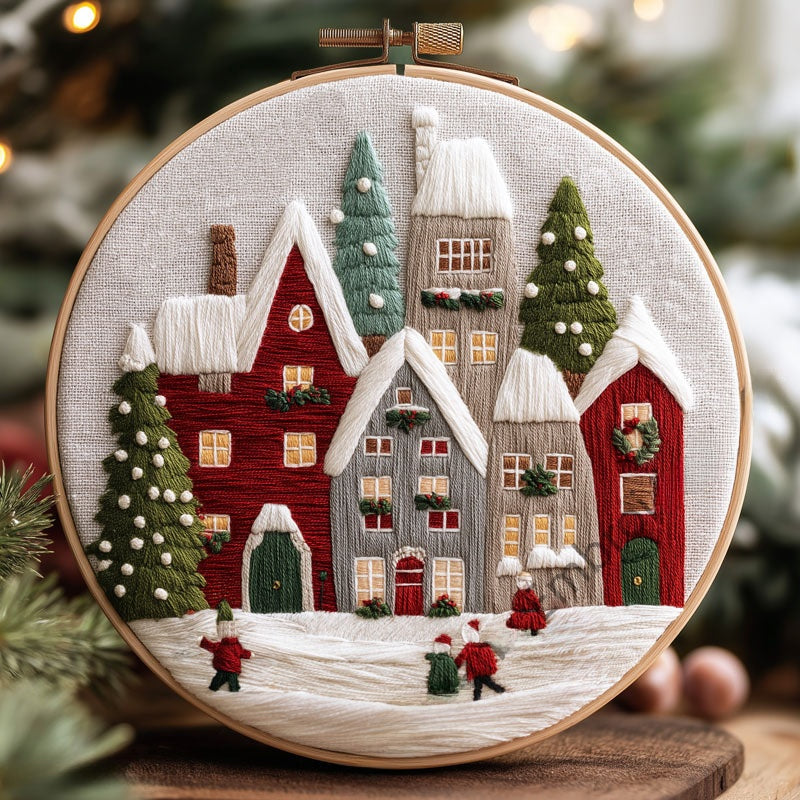 Christmas Embroidery Cross Stitch Kit