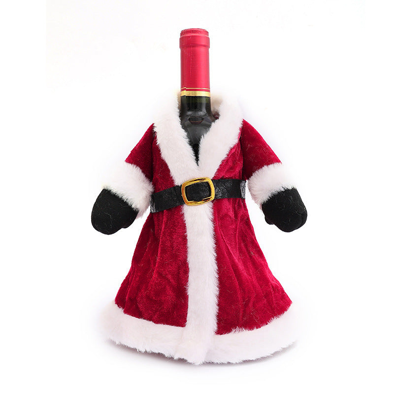 Christmas Wine Bottle Decoration Covers