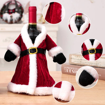 Christmas Wine Bottle Decoration Covers