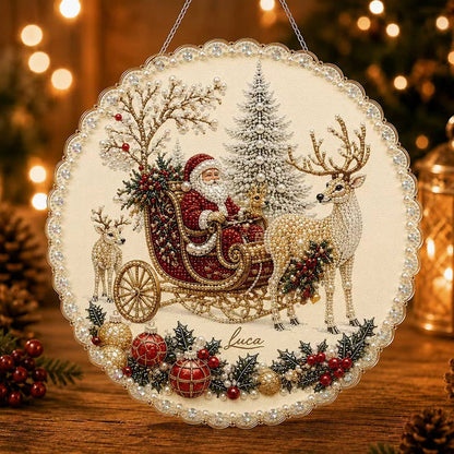 Christmas Diamond Painting Door Hanger