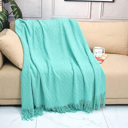 Knitted blanket