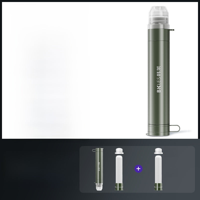 Portable Outdoor Water Purifier with Direct Drinking Filter