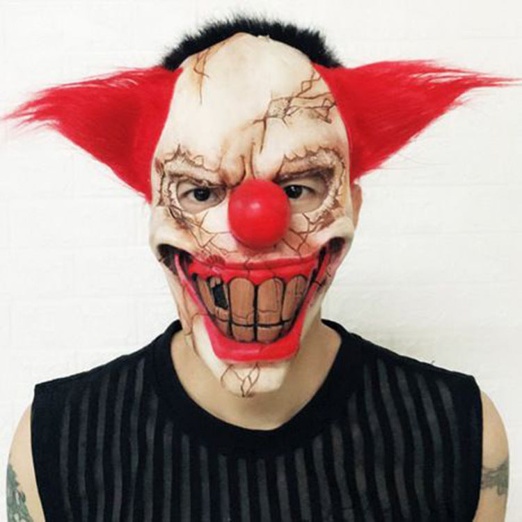 Halloween Clown Mask Latex Costume Party Performance Headgear