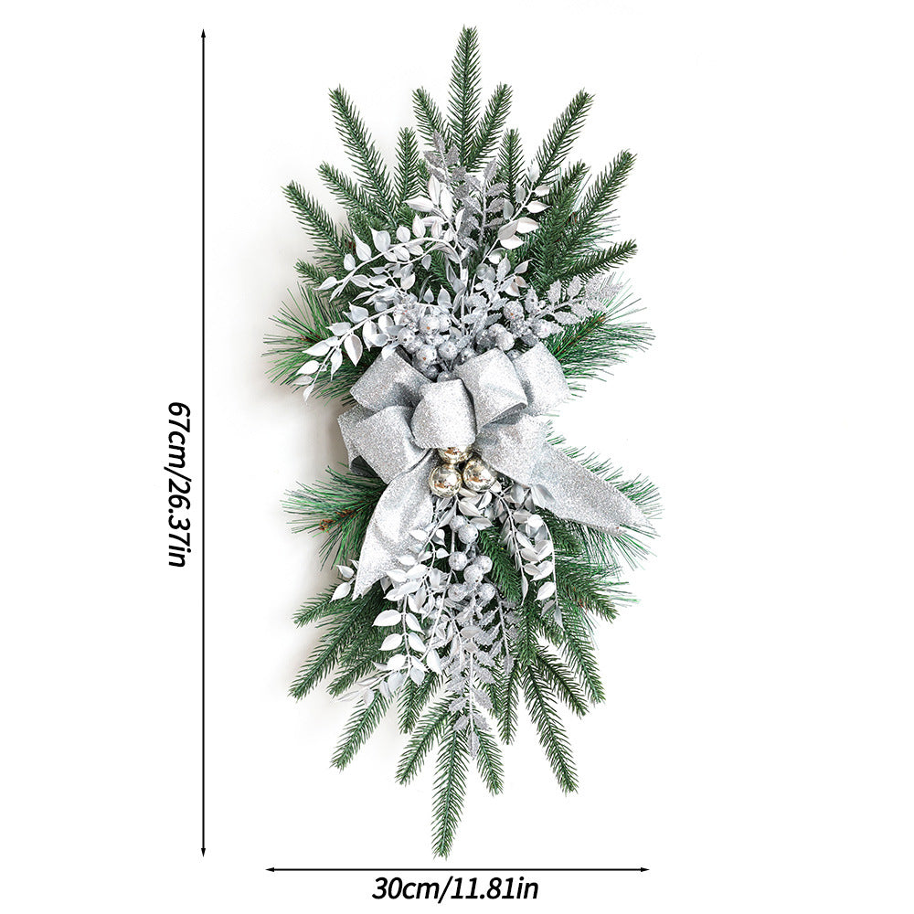 Nordic Christmas Bow Door Hanging Decoration