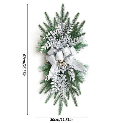Nordic Christmas Bow Door Hanging Decoration