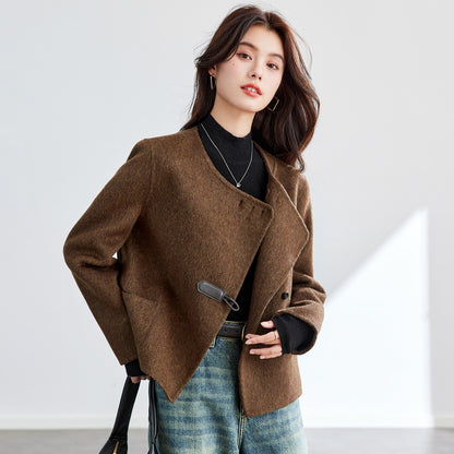 Double-sided tweed jacket